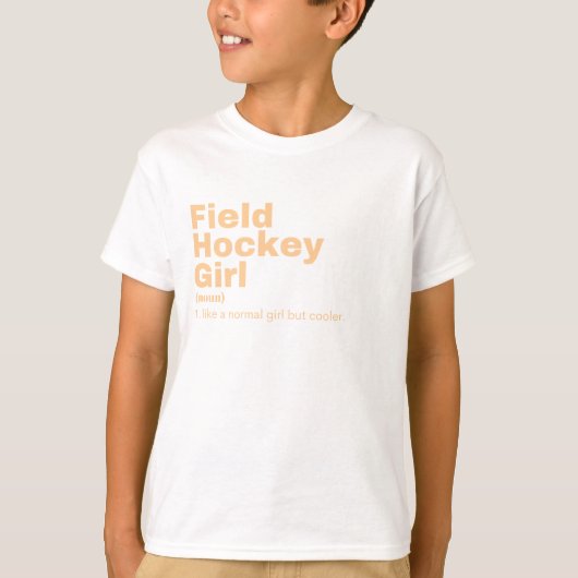 ilm Girl - Field Hockey T-shirt (Voorkant)