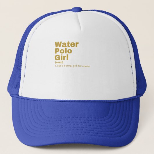 ilm Girl - Water Polo Trucker Pet (Voorkant)