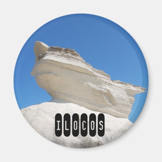 Ilocos Rock-formatie Magneet (Voorkant)