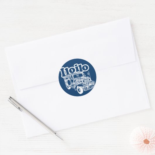 Iloilo Jeepney Ronde Sticker (Envelop)