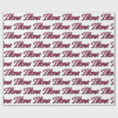 Ilona faded pink personalisiertes Geschenkpapier Cadeaupapier (Vlak)