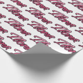Ilona faded pink personalisiertes Geschenkpapier Cadeaupapier (Hoek)