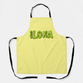 Ilona Name Kiwi Design Küchenschürze Schürze Schort (Voorkant)