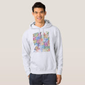 Ilorin Nigeria City Map Hoodie (Voorkant volledig)