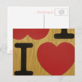 iLove Briefkaart (Voorkant / Achterkant)