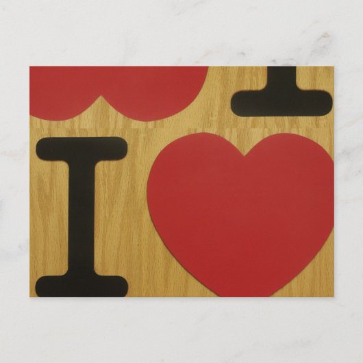 iLove Briefkaart (Voorkant)