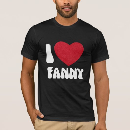 ILove Fanny shirt T-SHIRT VOOR MAN EN VROUW (Voorkant)