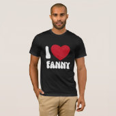 ILove Fanny shirt T-SHIRT VOOR MAN EN VROUW (Voorkant volledig)
