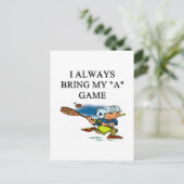 ilove lacrosse briefkaart (Staand voorkant)