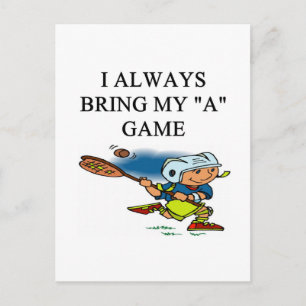 ilove lacrosse briefkaart