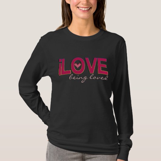 iLOVE OpMaatGemaakt T-Shirt (Voorkant)