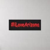 "#iLoveArizona " Cute Design. Bestel nu Canvas Afdruk (Voorkant)