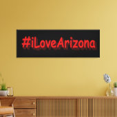 "#iLoveArizona " Cute Design. Bestel nu Canvas Afdruk (Insitu (Woonkamer))