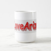 "#iLoveArizona " Cute Design. Bestel nu Koffiemok (Center)