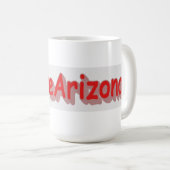 "#iLoveArizona " Cute Design. Bestel nu Koffiemok (Voorkant rechts)