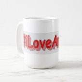 "#iLoveArizona " Cute Design. Bestel nu Koffiemok (Voorkant links)