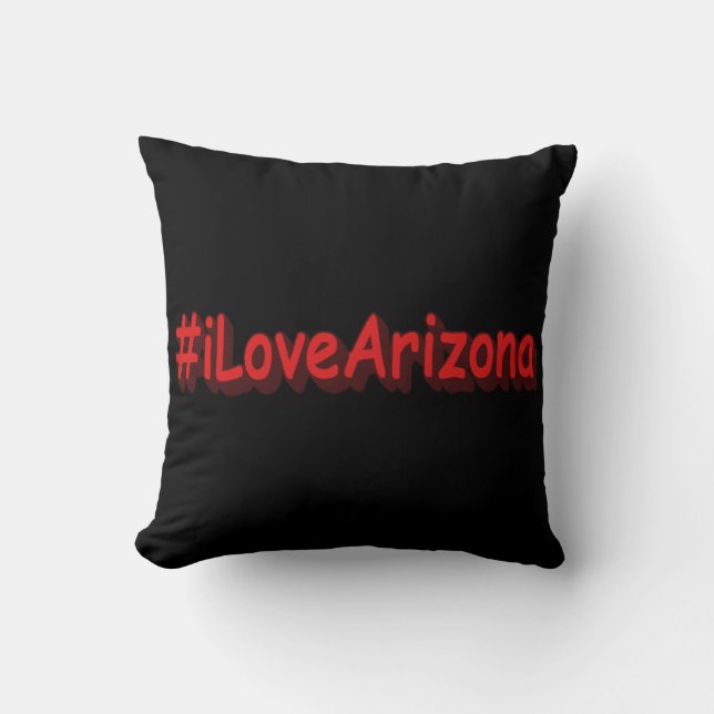 "#iLoveArizona " Cute Design. Bestel nu Kussen (Voorkant)