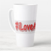 "#iLoveArizona " Cute Design. Bestel nu Latte Mok (Linkerhoek)