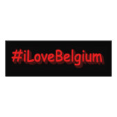 "#iLoveBelgium" Cute Design. Bestel nu Foto Afdruk (Voorkant)