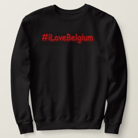 "#iLoveBelgium" Cute Design. Bestel nu Trui (Design voorkant)