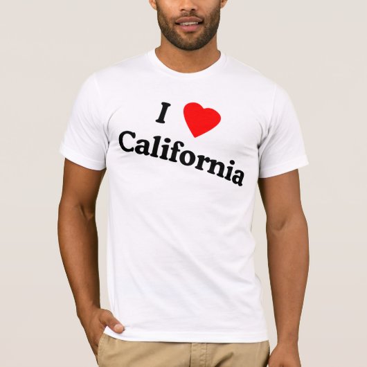 ilovecalifornia t-shirt (Voorkant)