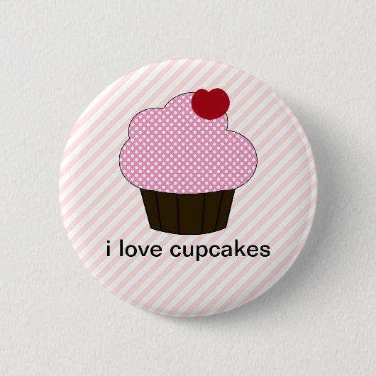ilovecupcakes Ronde Button (Voorkant)