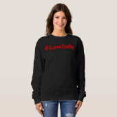 "#iLoveDelhi" Cute Design. Buy Now Trui (Voorkant volledig)