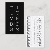 #ILOVEDOGS hashtag loyalty punker (Voorkant / Achterkant)