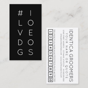 #ILOVEDOGS hashtag loyalty punker