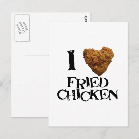 ilovefriedkip briefkaart (Voorkant / Achterkant)