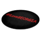 "#iLoveGEORGIA " Cute Design. Bestel nu Snijplank (Hoek)