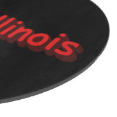 "#iLoveIllinois " Cute Design. Bestel nu Snijplank (Hoek)