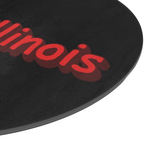 "#iLoveIllinois " Cute Design. Bestel nu Snijplank (Hoek)