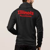 "#iLoveIllinoisan " Cute Design. Bestel nu Hoodie (Achterkant)