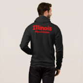"#iLoveIllinoisan " Cute Design. Bestel nu Hoodie (Achterkant volledig)