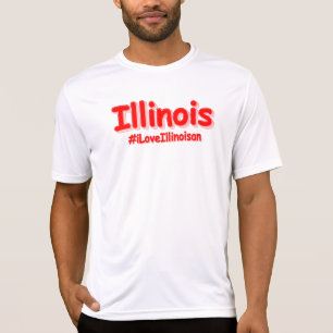 "#iLoveIllinoisan " Cute Design. Bestel nu T-shirt