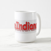 "#iLoveIndiana " Cute Design. Bestel nu Koffiemok (Voorkant rechts)