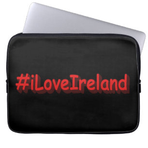 "#iLoveIrelands" Cute Design. Bestel nu Laptop Sleeve