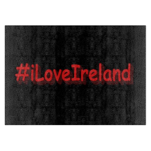 "#iLoveIrelands" Cute Design. Bestel nu Snijplank (Voorkant)