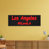 "#iLoveLA" Cute Design. Bestel nu Canvas Afdruk (Insitu (Woonkamer))