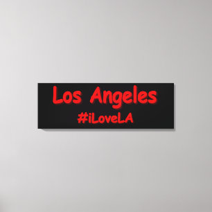 "#iLoveLA" Cute Design. Bestel nu Canvas Afdruk