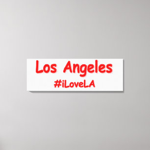 "#iLoveLA" Cute Design. Bestel nu Canvas Afdruk