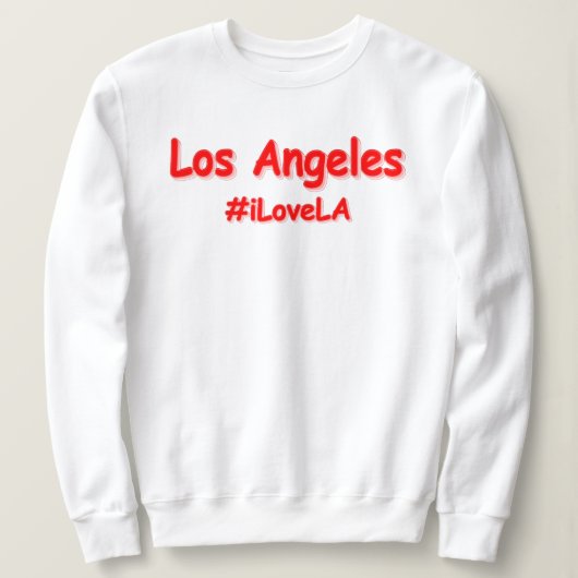 "#iLoveLA" Cute Design. Bestel nu Trui (Design voorkant)