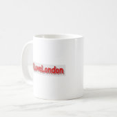 "#iLoveLondon" Cute Design. Bestel nu Koffiemok (Voorkant links)