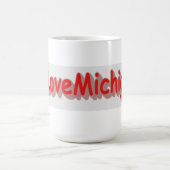 "#iLoveMichigan " Cute Design. Bestel nu Koffiemok (Center)