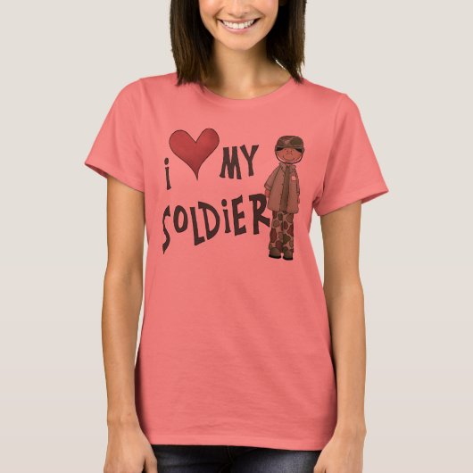 Ilovemysoldiershirt2 T-shirt (Voorkant)