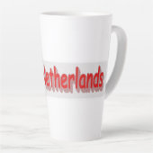 "#iLoveNetherlands" Cute Design. Bestel nu Latte Mok (Rechterhoek)
