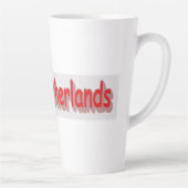 "#iLoveNetherlands" Cute Design. Bestel nu Latte Mok (Rechts)