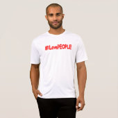 "#iLovePEOPLE": Cute Design. Bestel nu T-shirt (Voorkant volledig)