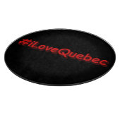 "#iLoveQuebec " Cute Design. Bestel nu Snijplank (Hoek)